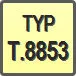 Piktogram - Typ: T.8853